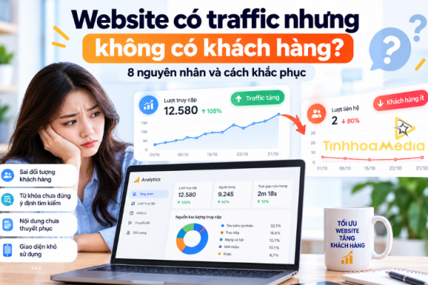 Website có traffic nhưng không có khách hàng?